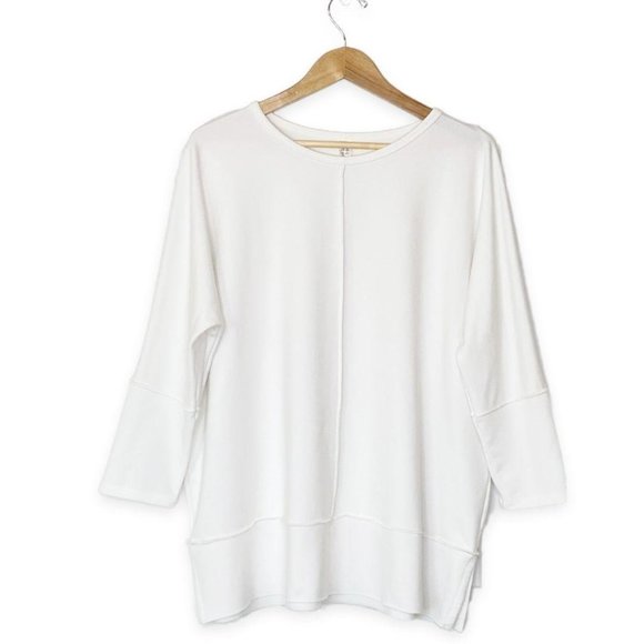 SPANX Tops - Spanx Perfect Length White Dolman Sleeve Top, Lg